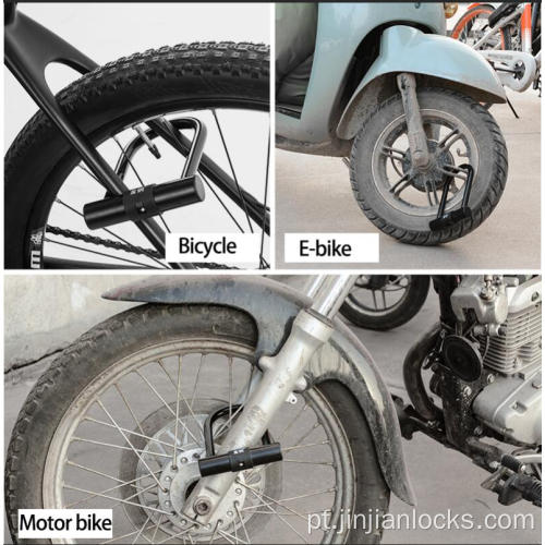 Bicicleta anti-roubo u trava com suporte de montagem
